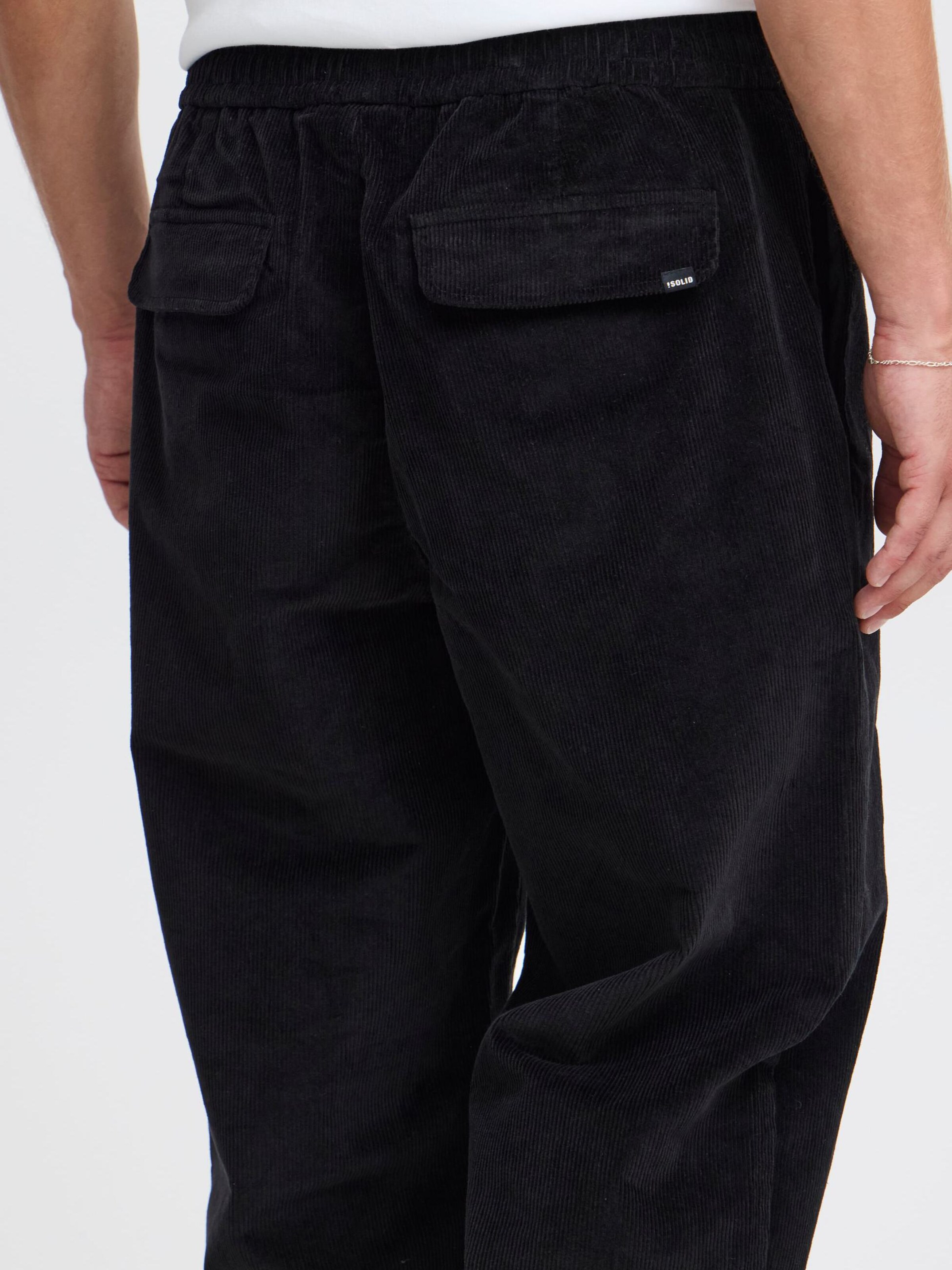 Regular Pantalon chino !Solid en noir