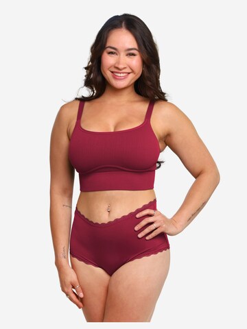 Bustier Soutien-gorge 'Freeda' SugarShape en rouge : devant