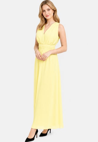 Elara Kleid in Gelb: Vorderseite