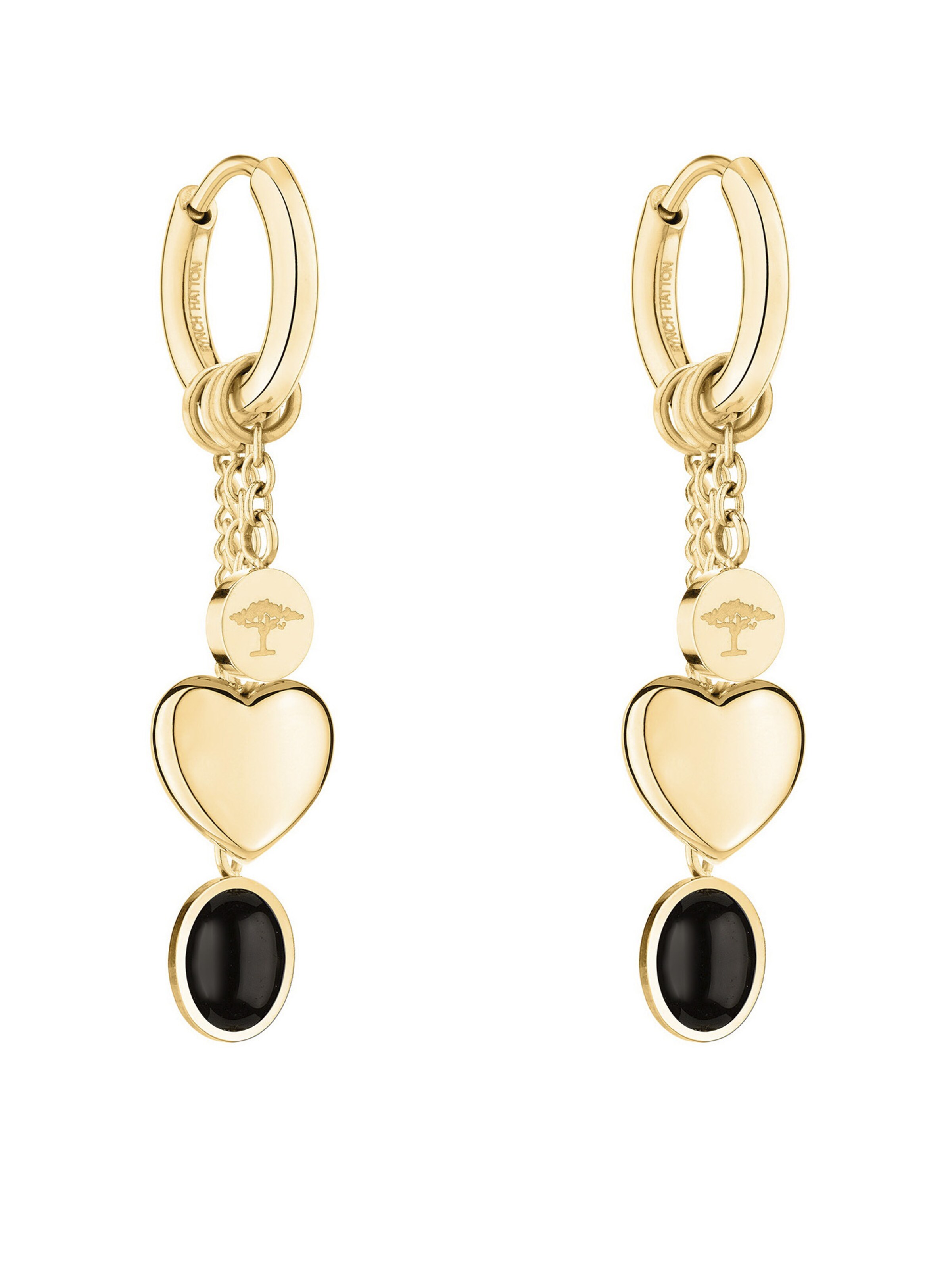 FYNCH-HATTON Ohrringe in Gold: Vorderseite