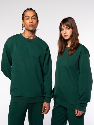 Sweat-shirt Eoselio en vert : devant
