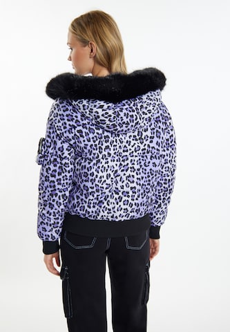 MYMO Zimná bunda - fialová