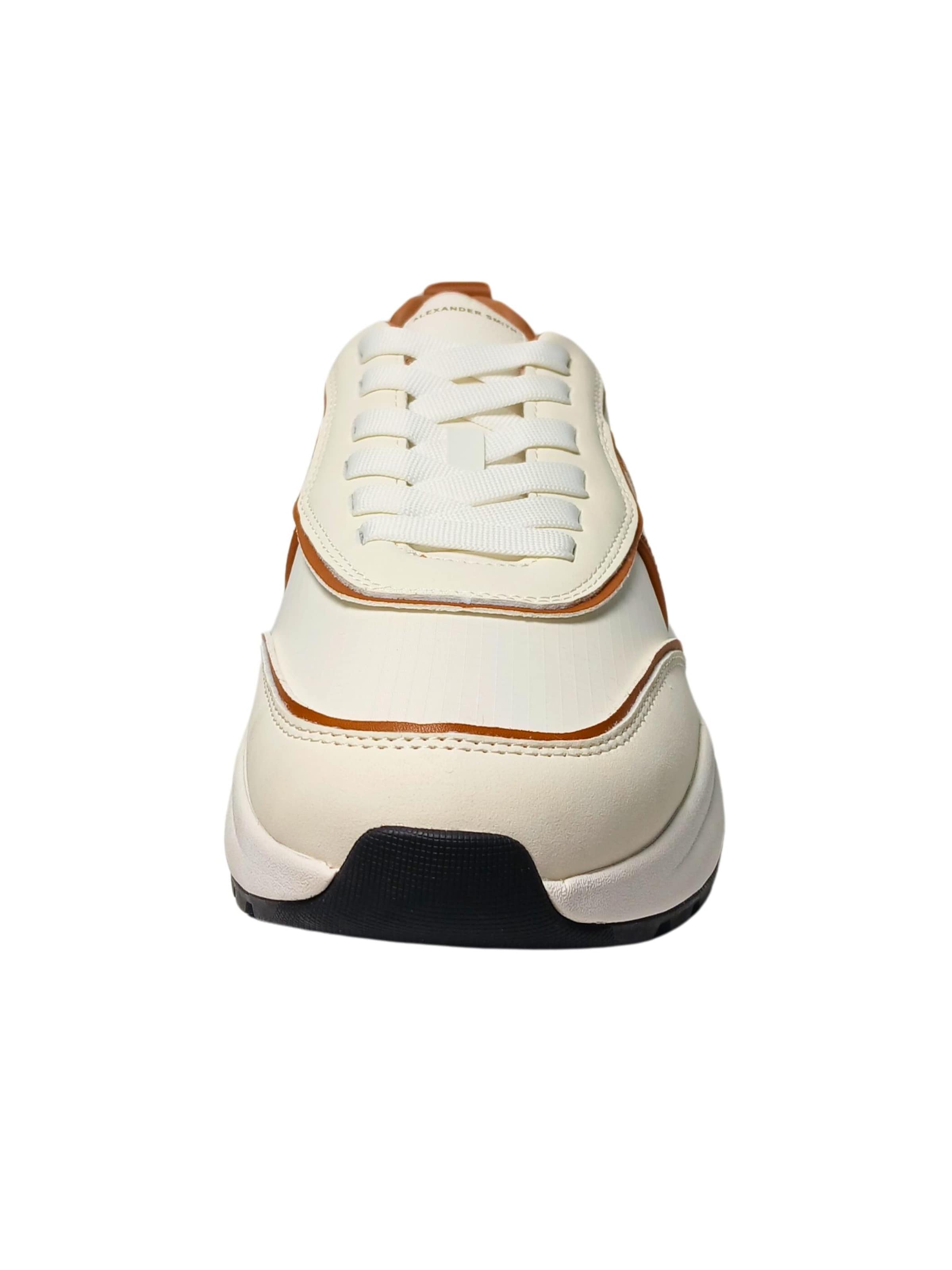 Alexander Smith Platform trainers in White