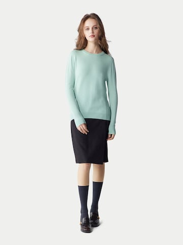 GOBI Cashmere - Jersey 'Women's Essential Cashmere Crewneck Sweater' en azul
