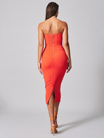 Robe 'BARDWELL' BWLDR en orange : derrière