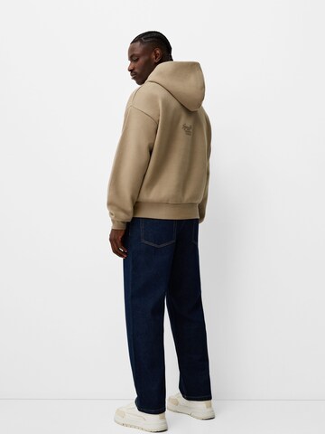 Bershka Sweatshirt in Beige