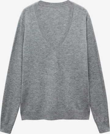 MANGO Sweater 'Serranov' in Grey: front