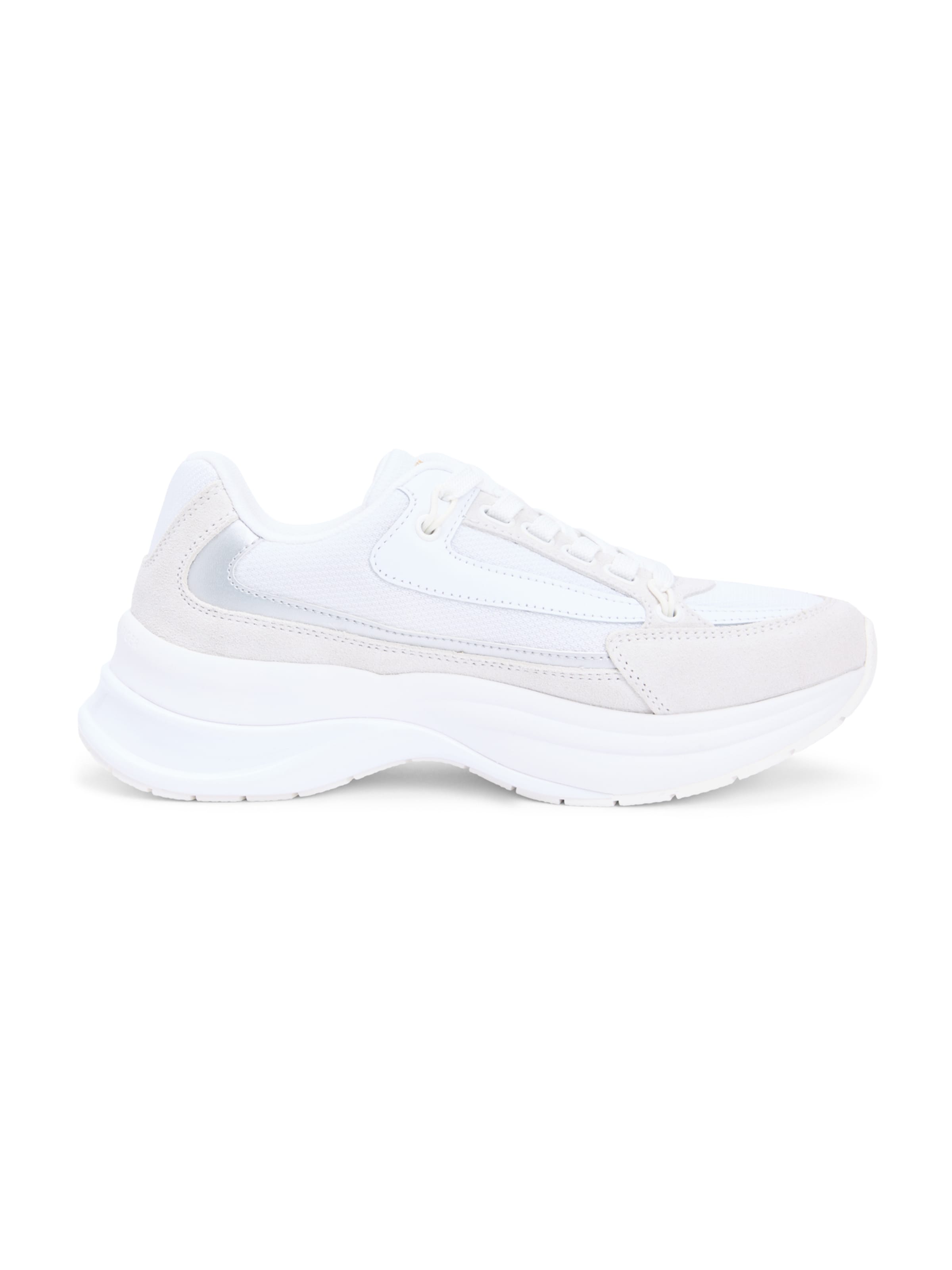 Baskets basses TOMMY HILFIGER en blanc : devant