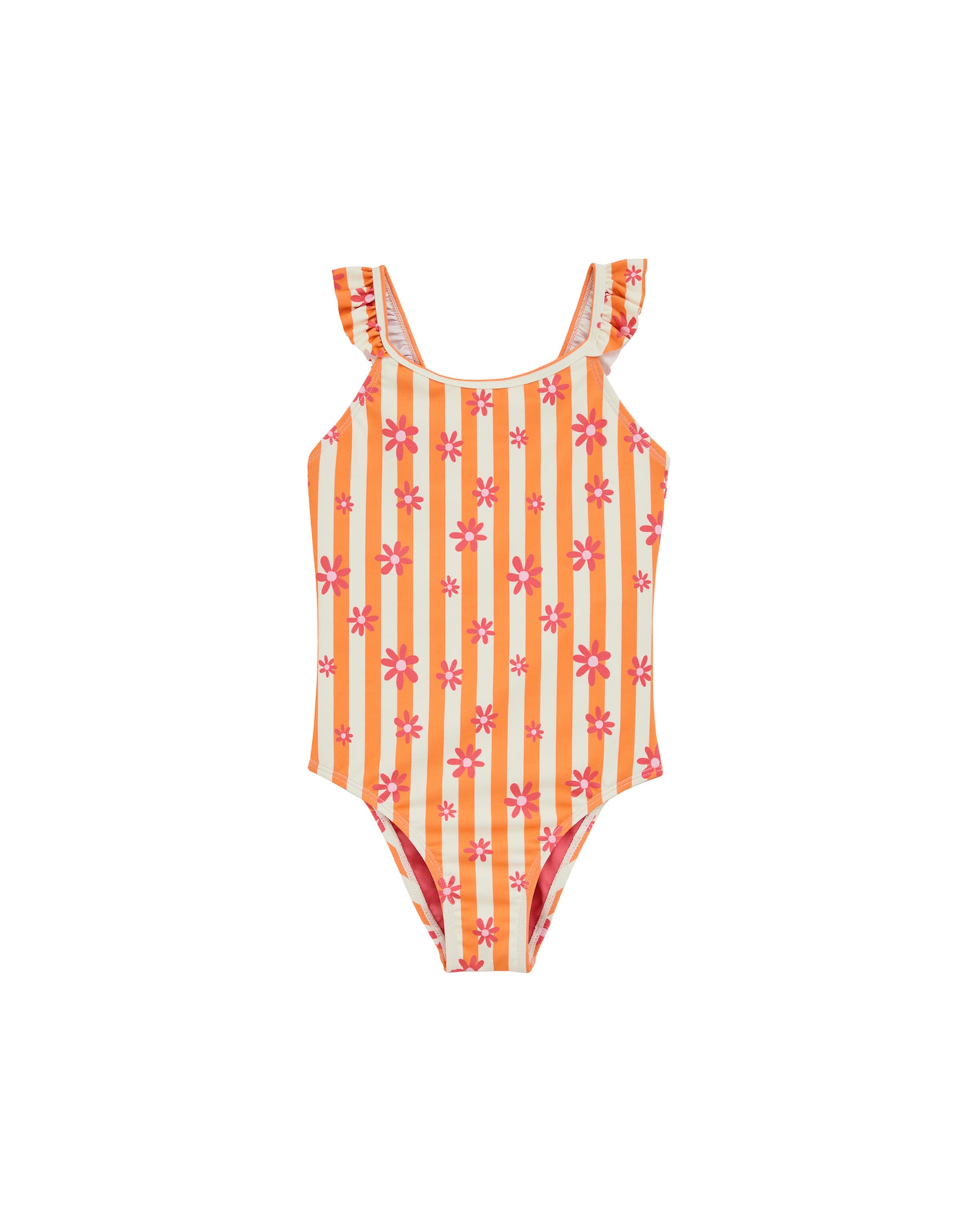 WE Fashion Jednodielne plavky - Oranžová: predná strana