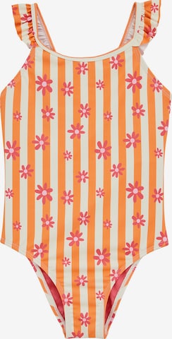 WE Fashion Uimapuku värissä oranssi: etupuoli