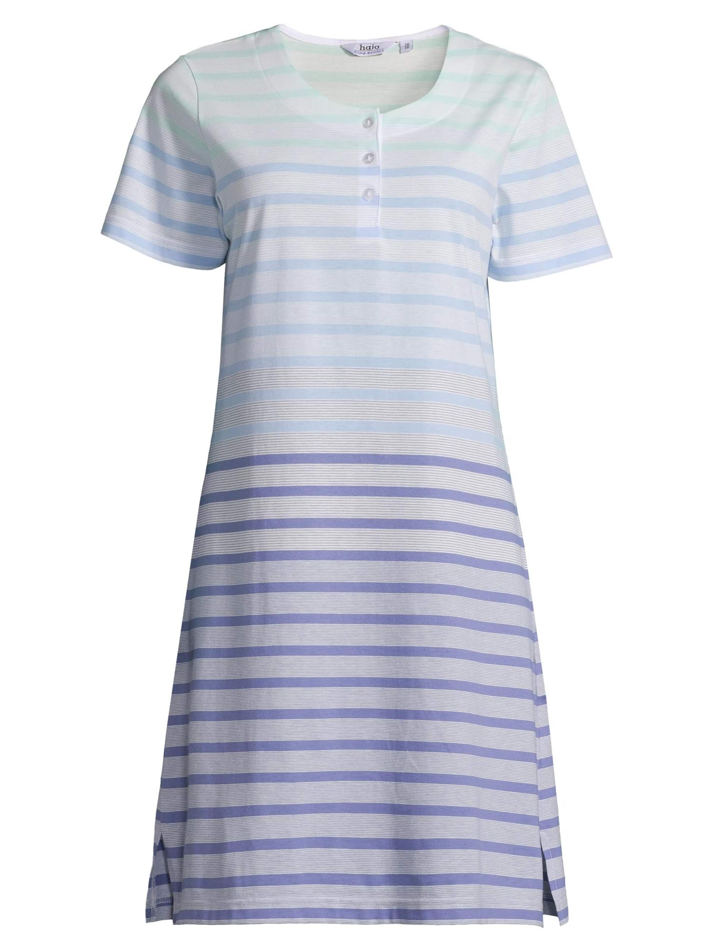 HAJO Nightgown 'Klima Komfort' in Blue: front