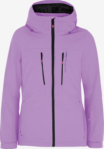 PROTEST Athletic Jacket 'PRTBEVERLY' in Purple: front
