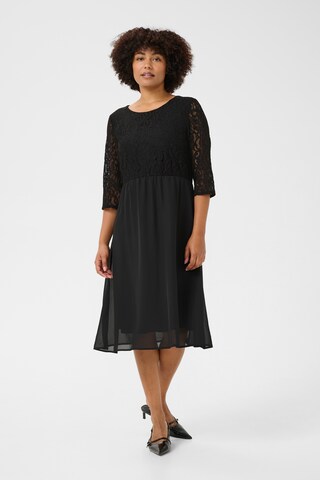 Cream Dress 'Suli' in Black: front