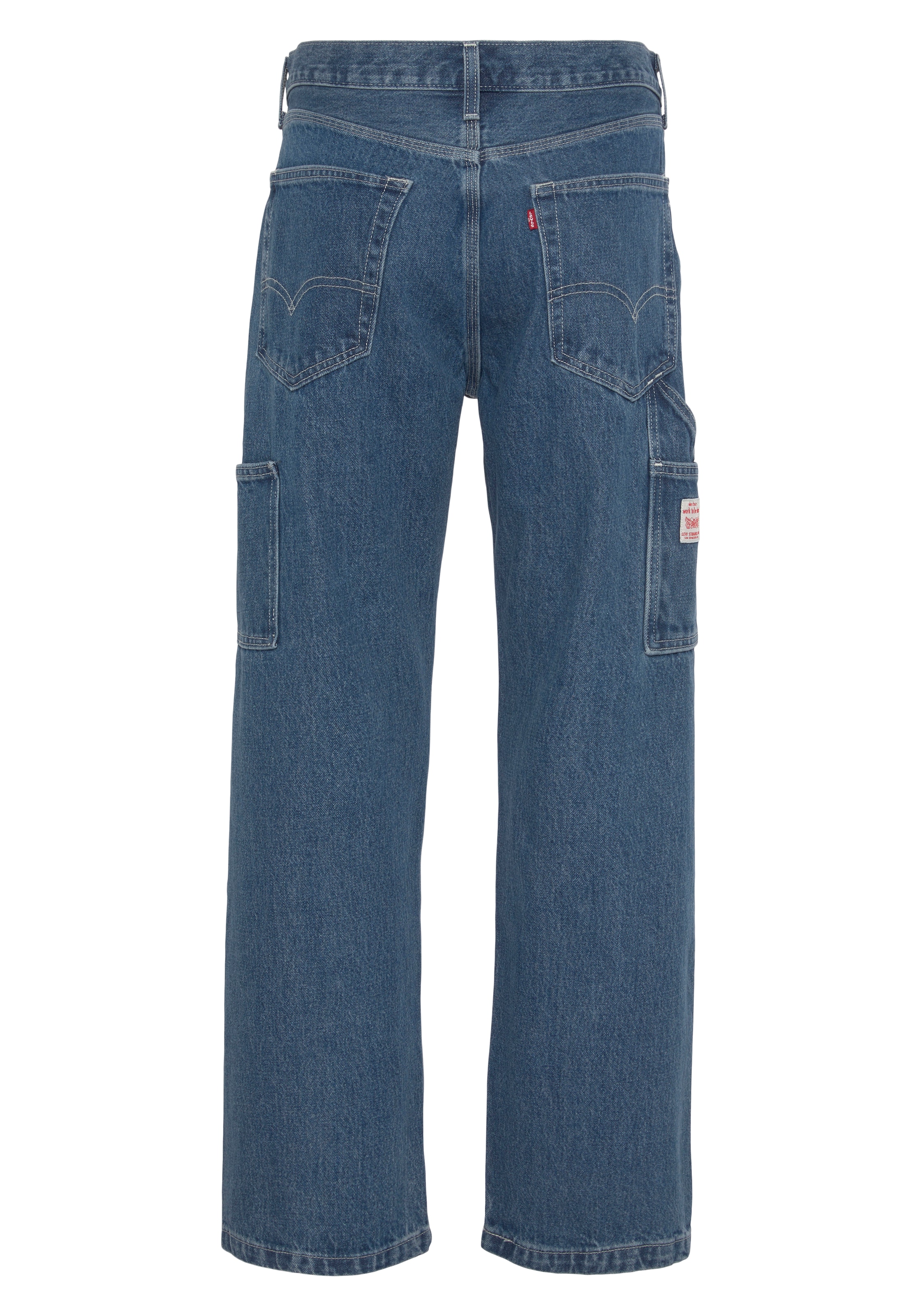 LEVI'S ® Voľný strih Džínsy '568™ Loose Carpenter Shorts' - Modrá