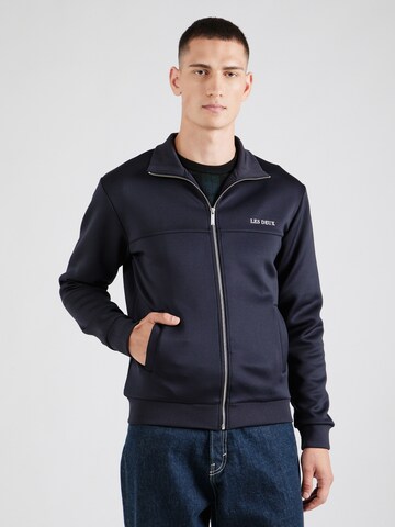 Les Deux Sweatvest 'Ballier' in Blauw: voorkant