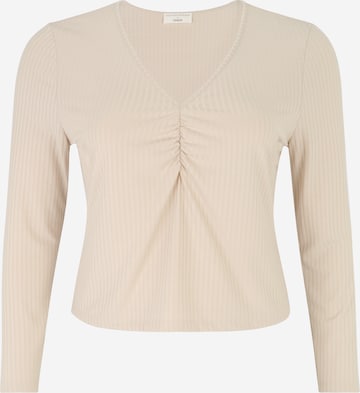 Guido Maria Kretschmer Curvy - Camiseta 'Jasmina' en beige: frente