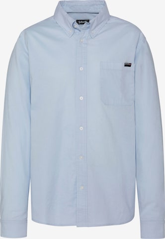 T-Shirt Schott NYC en bleu : devant