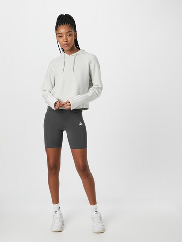 ADIDAS PERFORMANCE Athletic Sweatshirt 'Train Essentials Train  3-Stripes' in Grey