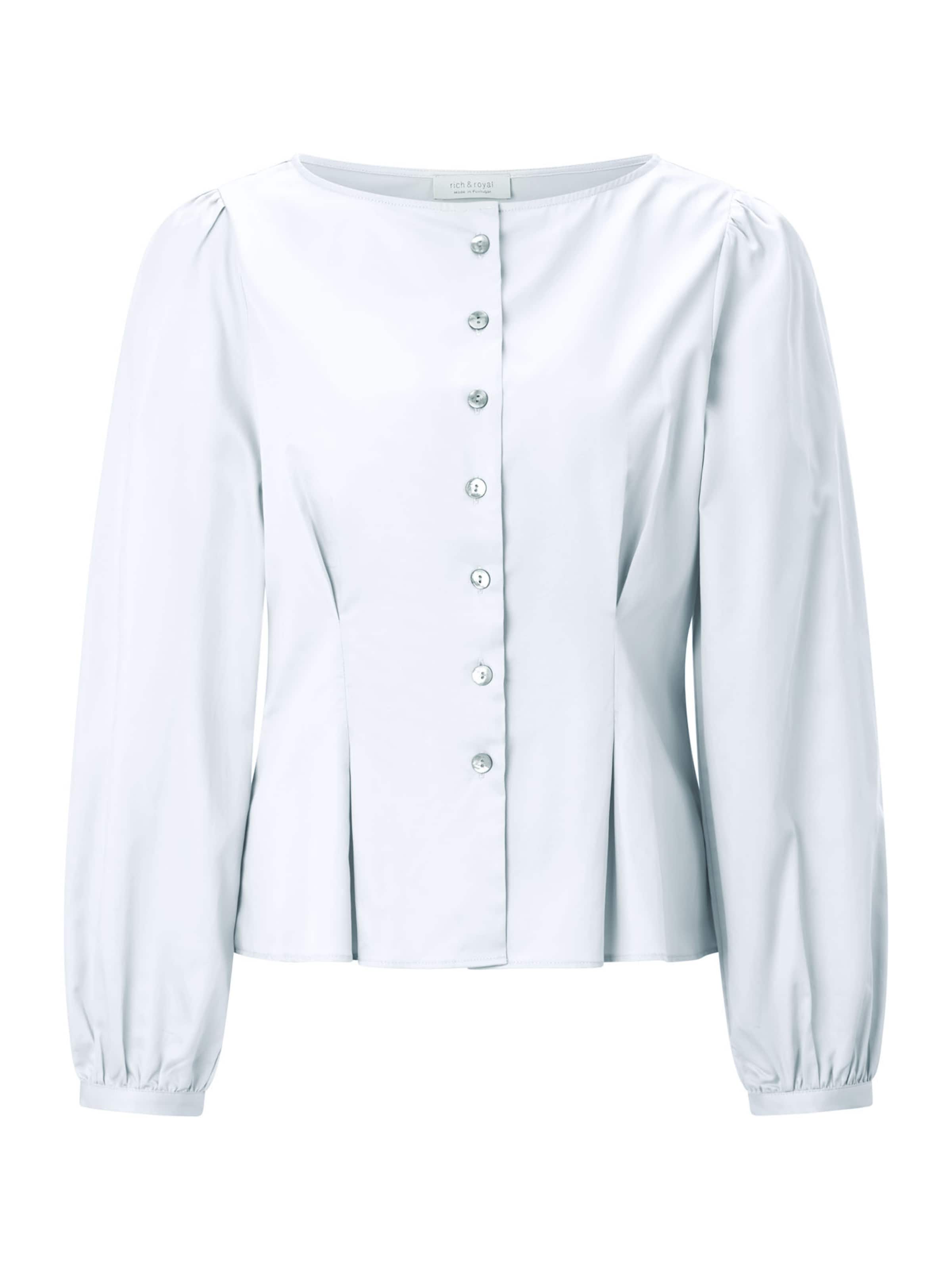 Rich & Royal Bluse in Weiß: Vorderseite