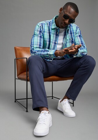 DELMAO Regular fit Button Up Shirt in Green