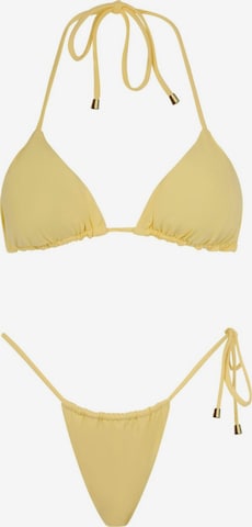 Triangle Bikini 'Rio Triangle Bikini Set' Acuarela Brand en jaune : devant
