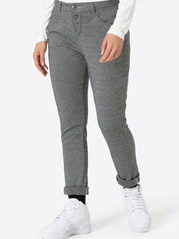 TIMEZONE Regular Pants 'Raven' in Grey: front