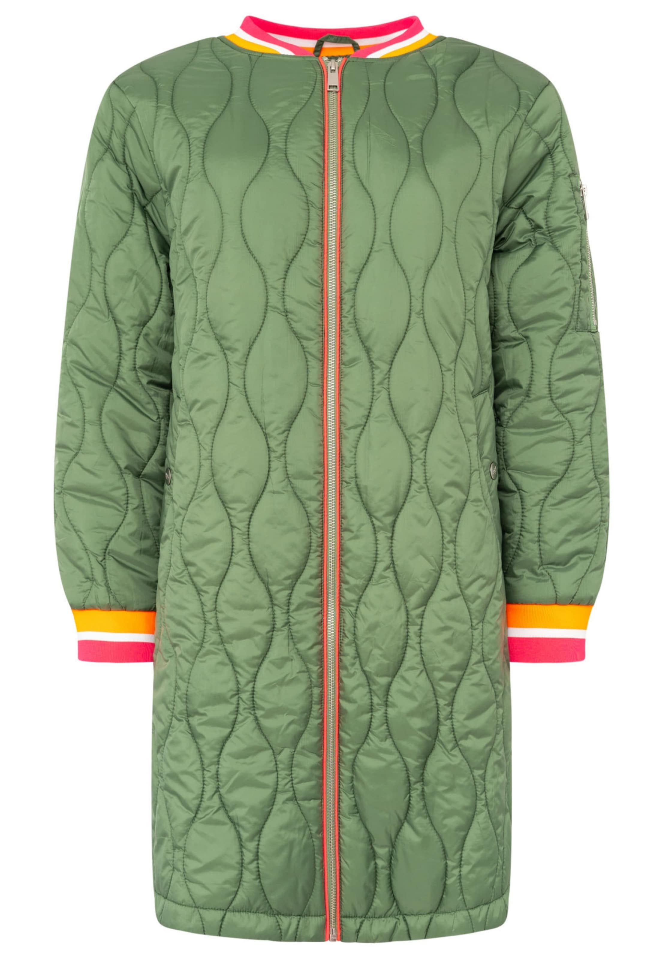 Manteau mi-saison Zwillingsherz en vert : devant