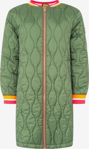 Manteau mi-saison Zwillingsherz en vert : devant