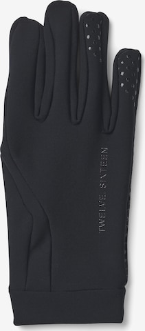 Twelvesixteen 12.16 Full Finger Gloves in Black: front