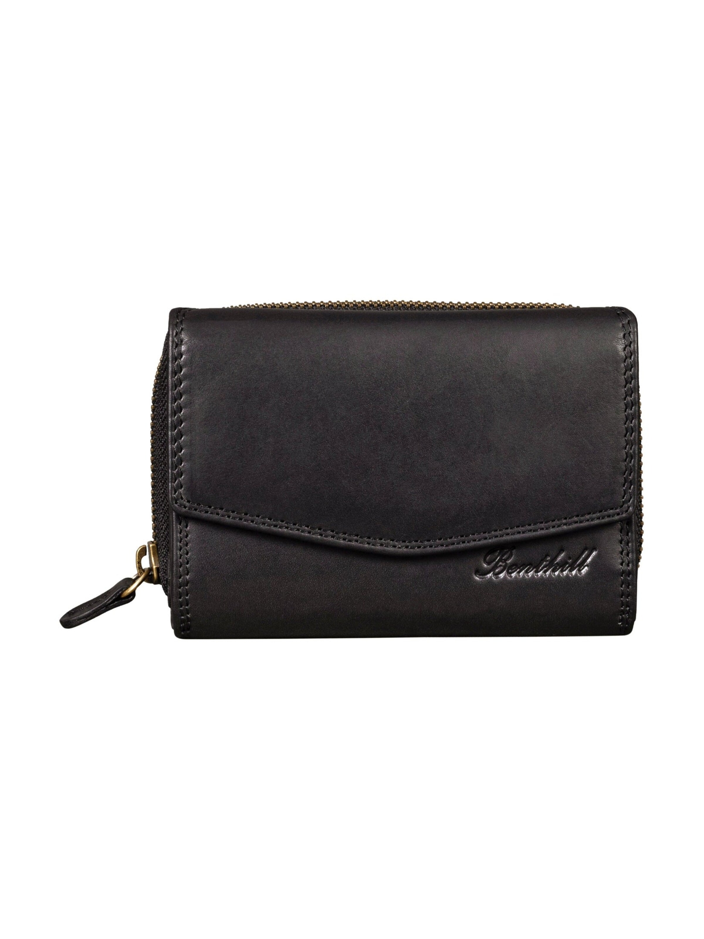 Benthill Portemonnaie‌‌‌‌ in Schwarz: Vorderseite