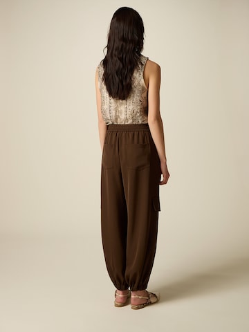 Loosefit Pantalon cargo oltre en marron