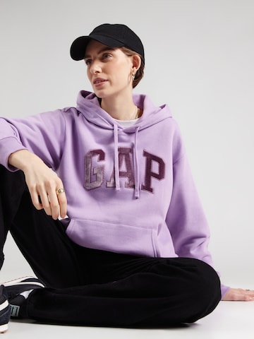 purpurinė GAP Megztinis be užsegimo 'HERITAGE': priekis