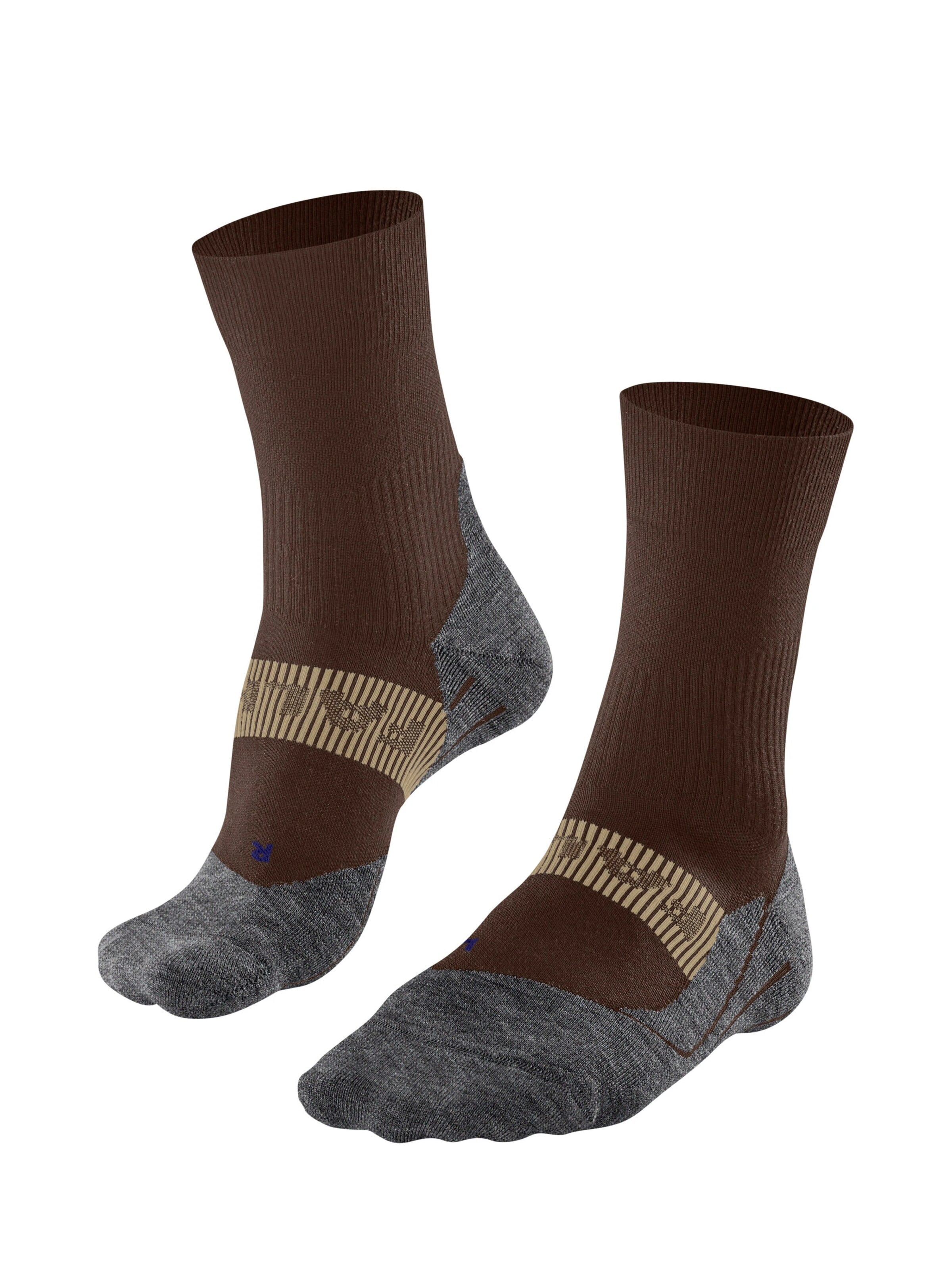 FALKE Athletic Socks 'RU4 Endurance Cool' in Brown: front