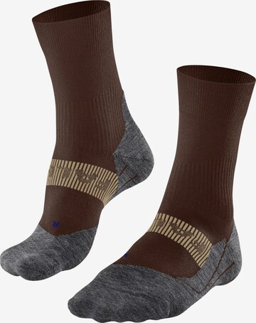 FALKE Athletic Socks 'RU4 Endurance Cool' in Brown: front