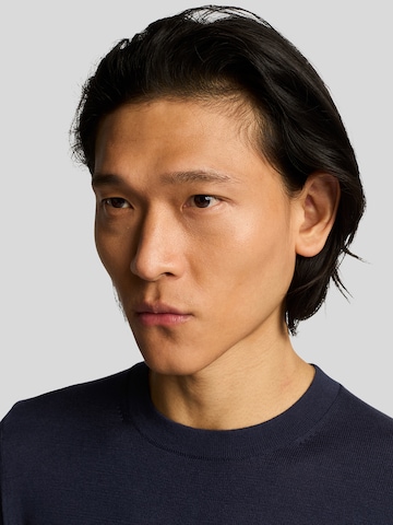 Lyle & Scott Trui 'Tonal Superfine' in Blauw