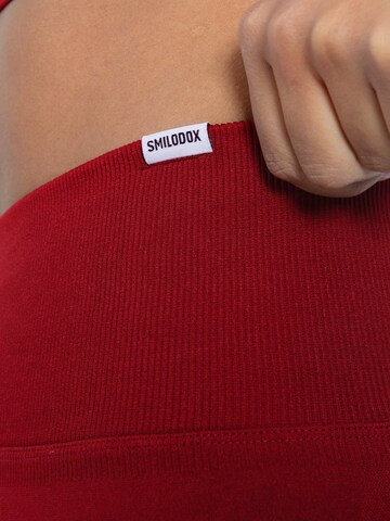 Smilodox Skinny Leggings 'Elin' in Red