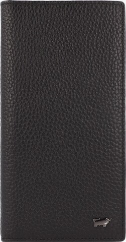 Braun Büffel Wallet 'Theo' in Black: front