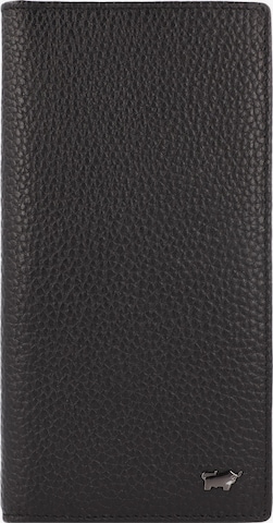 Braun Büffel Wallet 'Theo' in Black: front