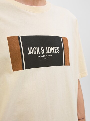 balta JACK & JONES Marškinėliai 'JJHAYATO'