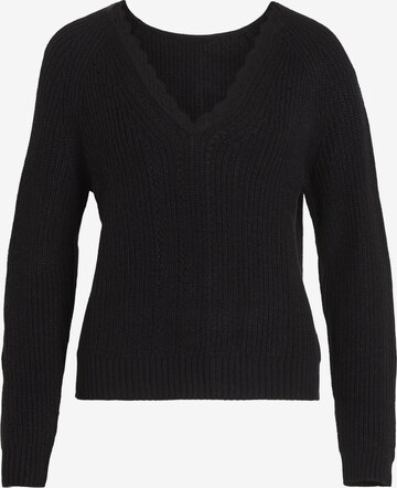 VILA Sweater in Black: front