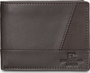 Portamonete 'Portafoglio uomo vera pelle blu - Erebor Prime minimalista' di Coveri Collection in marrone: frontale