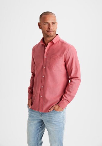 H.I.S Regular fit Button Up Shirt 'EM LBG' in Pink