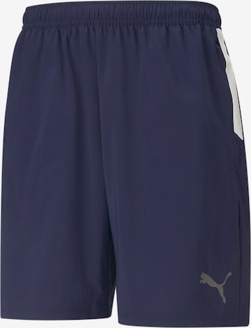 PUMA Regular Sportshorts 'TeamLiga' in Blau: Vorderseite