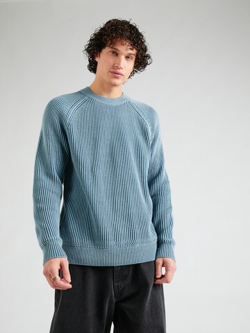 Abercrombie & Fitch Sweater in Blue: front