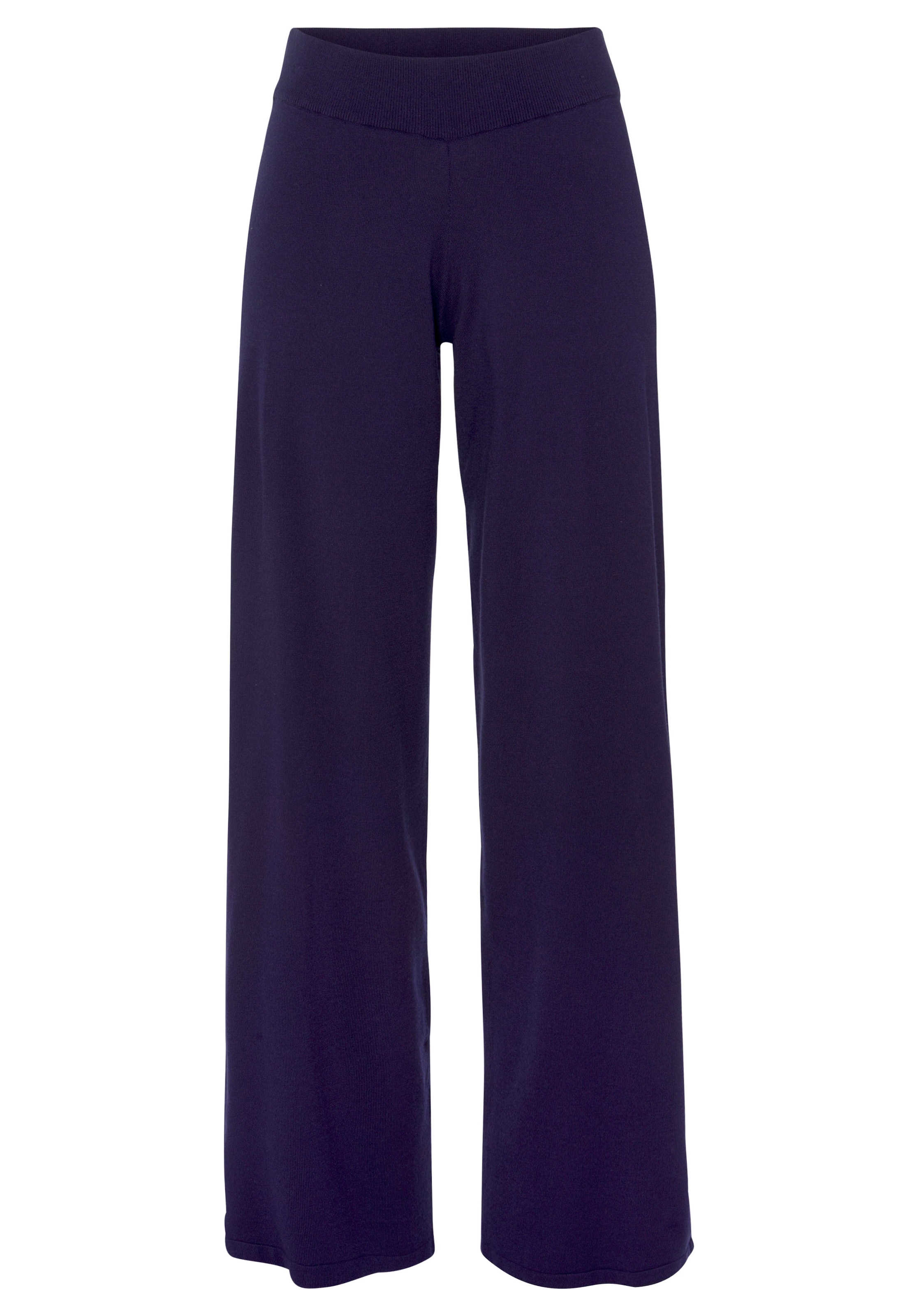 LASCANA - Pierna ancha Pantalón en azul: frente