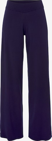 LASCANA Regular Pants in Purple: front