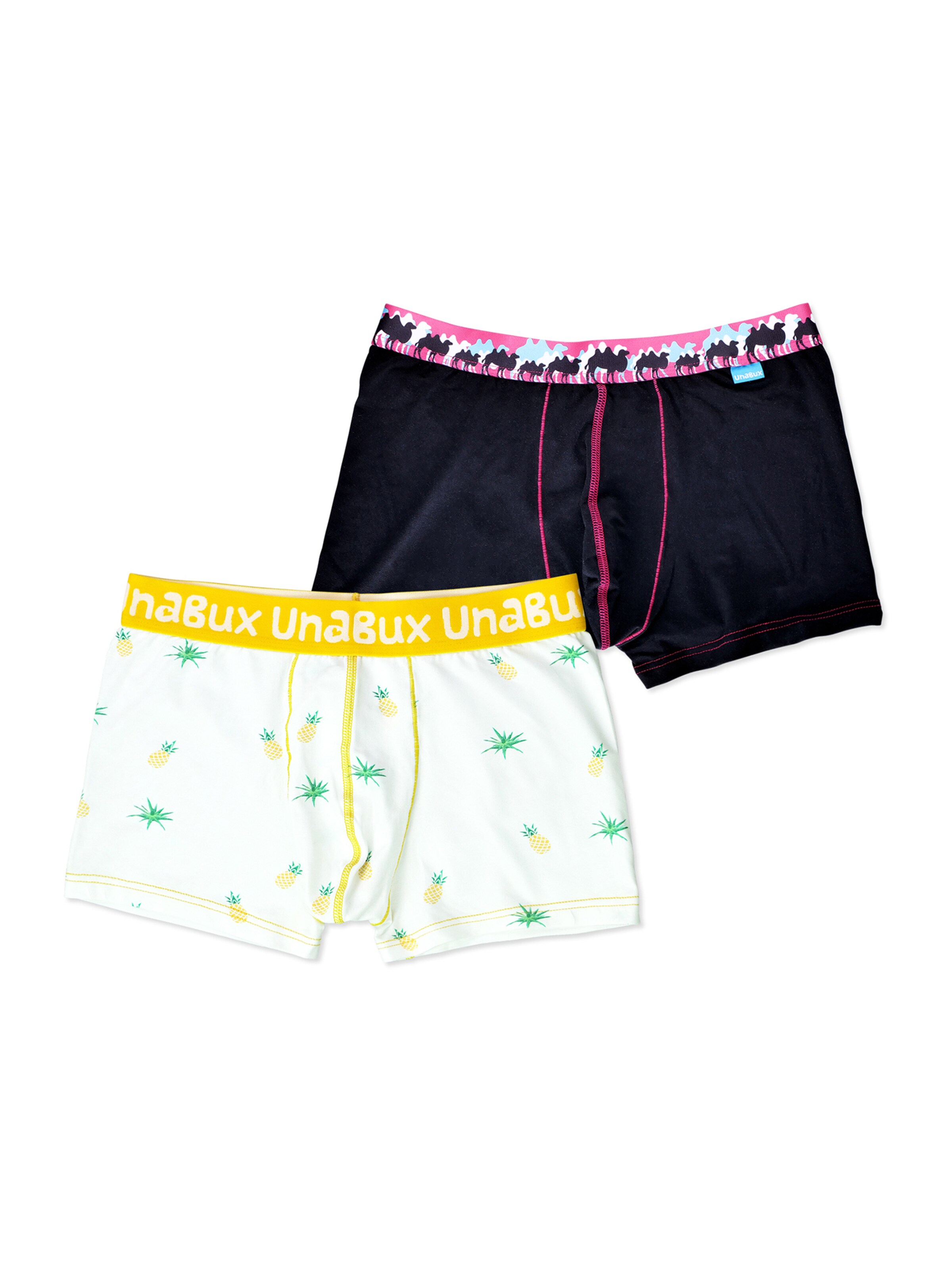 UNABUX Boxer shorts in Black: front