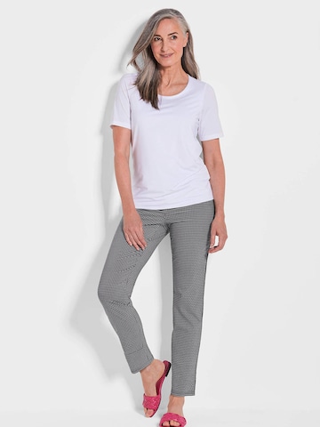 Goldner Slimfit Broek 'LOUISA' in Zwart