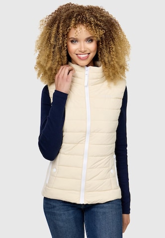 MARIKOO Vest 'Reimii' in Beige: front