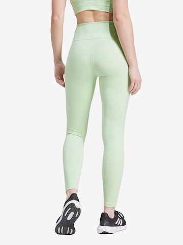 ADIDAS PERFORMANCE Скинни Спортивные штаны 'Essentials' в Зеленый